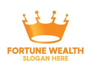 Fortune - Electric Bolt Crown logo design