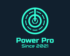 Utility - Minimalist Power Switch logo design