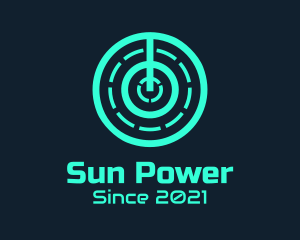 Minimalist Power Switch logo design