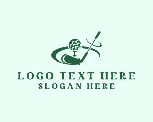 Country Club - Golf Course Tournament logo design