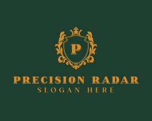 Upscale Royal Hotel  logo design