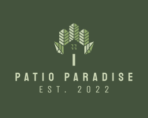 Patio - Gardening House Yard logo design