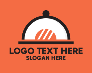 Sushi Restaurant Catering Logo