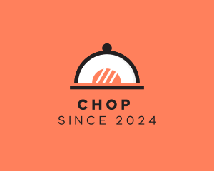 Lunch - Sushi Restaurant Cloche logo design