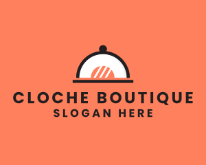 Sushi Restaurant Cloche logo design