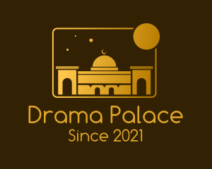 Golden Temple Mosque logo design