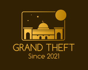 Golden - Golden Temple Mosque logo design
