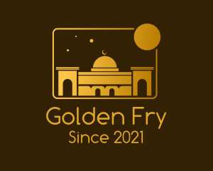 Golden Temple Mosque logo design