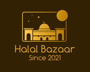 Golden Temple Mosque logo design