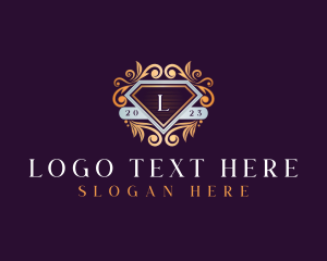 Luxury Diamond Ornament Logo