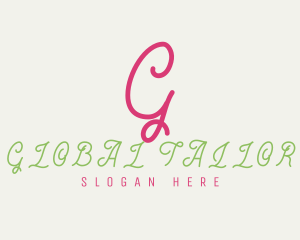 Fashion Tailoring Thread logo design