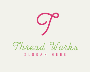 Fashion Tailoring Thread logo design