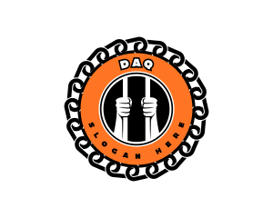 Inmate - Jail Chain Prisoner logo design