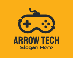 Game Controller Arrows logo design