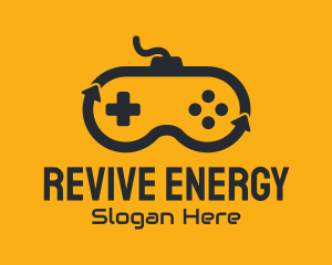 Refresh - Game Controller Arrows logo design