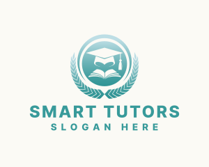 Tuition - College Graduation Wreath logo design
