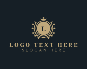Legal Advice - Royal Crown Floral logo design