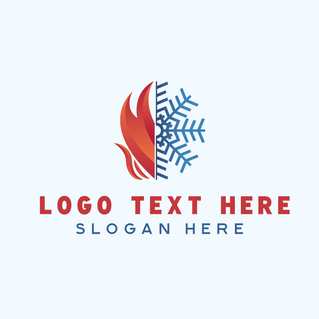 Fire Snowflake Element Logo | BrandCrowd Logo Maker