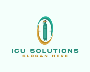 Icu - Medical Ambulatory Tank logo design