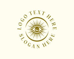 Fortune Telling - Mystic Boho Eye logo design