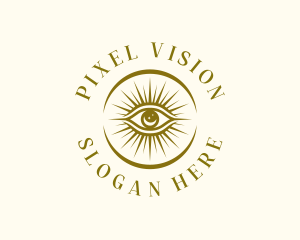 Mystic Boho Eye logo design