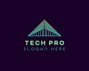 Developer - Pyramid Developer Technology logo design