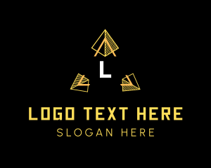 Tech Triangle Lettermark Logo