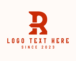 Construction - Letter R Hardware logo design