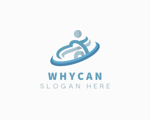 Physical Training - Fitness Wellness Person logo design