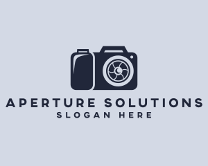 Aperture - Camera DSLR Photography logo design
