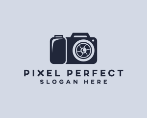 Camera DSLR Photography logo design