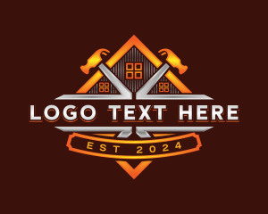 Hammer - Hammer Carpentry Hardware logo design