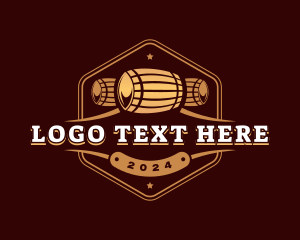 Prestigious - Barrel Wine Brewery logo design
