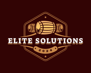 Prestigious - Barrel Wine Brewery logo design