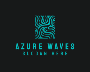 Wave Mapping Technology  logo design