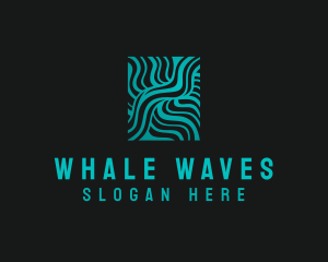 Wave Mapping Technology  logo design