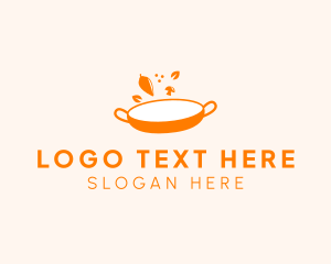 Culinary - Vegetarian Cuisine Pan logo design