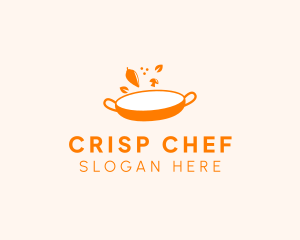 Vegetarian Cuisine Pan logo design