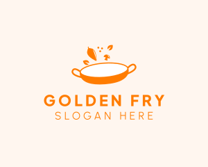 Vegetarian Cuisine Pan logo design