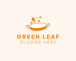 Vegetarian Cuisine Pan logo design