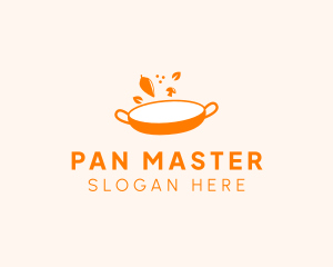 Vegetarian Cuisine Pan logo design