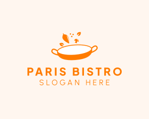 Vegetarian Cuisine Pan logo design