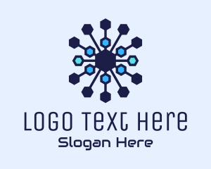 Web - Digital Web Circuit logo design
