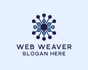 Digital Web Circuit logo design