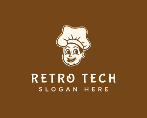 Retro Chef Hat logo design