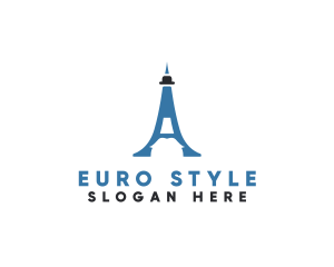 Eiffel Tower Tourism logo design