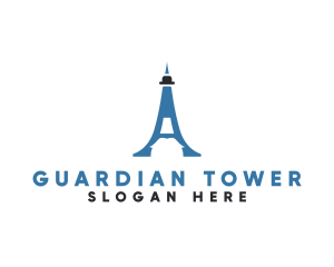 Eiffel Tower Tourism logo design