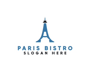 Eiffel Tower Tourism logo design