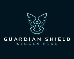 Guardian - Angel Wing Charity logo design