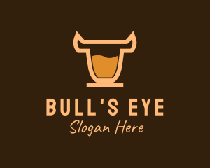  Bull Coffee Drink logo design